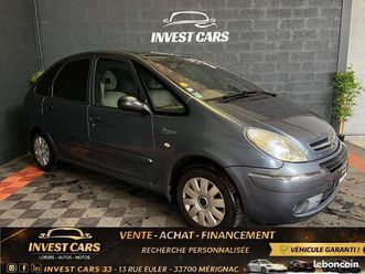citroen xsara picasso 1.6 hdi 110 ch monospace finition exclusive garantie 6 mois minimum