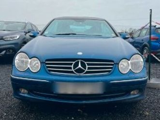 mercedes clk cabriolet 2004 rhd