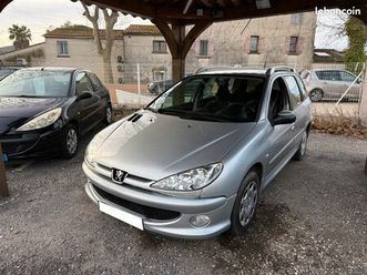 faible kms peugeot 206 sw 1.4i 75 cv pack limited