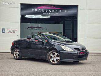 peugeot 307 cc sport 1.6 i 16v 110ch - ct ok - fonctionnelle