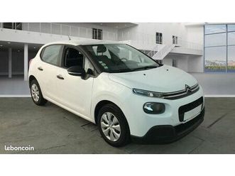 citroёn c3 société 1.6 bluehdi 75 cv diesel - 2018 - 2 places - très bon état