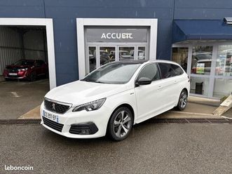 peugeot 308 sw 2.0 bhdi 150cv gt line eat6 - attelage siege chauffant massant toit panoramique