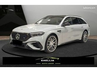 mercedes benz classe e 53 hybrid amg break 449 ch + 163 ch 4 matic+ speedshift, burmester, superscreen, pano - tva récupérable - loa possible