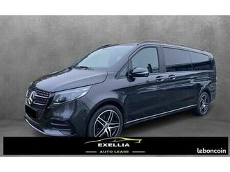 mercedes benz classe v 250 d 190 ch amg line xl extralong 8 places, camera 360, distronic, burmester, portes électriques tva récupérable