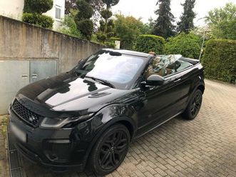 land rover range rover evoque cabriolet black edition