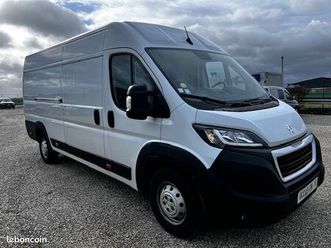 peugeot boxer tole 435 l4h2 bluehdi 140 s&s asphalt 7 cv, fourgon 3 places, diesel, 05/2021, 85 200 km, manuelle bv6, 15 750 , tva récupérable, 1er main, bon ét
