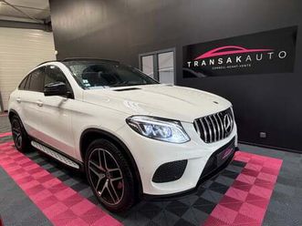 mercedes gle coupe 350 d 258 cv 9g-tronic 4matic fascination + toit ouvrant + carplay + caméra 360° + attelage + harman kardon + sièges chauffants