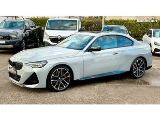 bmw serie 2 coupe g42 220 i finition m-sport pro facelift 184cv bva8 gps apple carplay + toit ouvrant + camera de recul + affichage tete haute + h&k