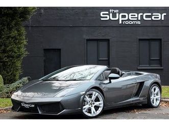lamborghini gallardo lp560-4 spyder - 2010 - 19k miles - branding pack - front lift - q-cirtura stitching