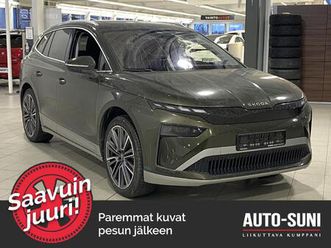 skoda enyaq 85x 4x4 style - korko 2,99% + kulut - #5v/100tkm tehdastakuu #lämpöpumppu #matrixled #koukku #adapt. vakkari #360kamera #muistipenkit #hud #canton