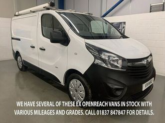 2016 vauxhall vivaro 1.6cdti 2900 ecoflex l1h1 (90ps) panel van