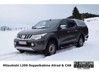 mitsubishi l200 plus doppelkabine 4wd~kabine~cab~tüv~2.hd
