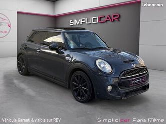mini hatch 3 portes f56 mini cooper s 192 ch bva6/ ligne jcw / toit ouvrant / park assit
