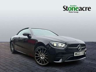 2023 mercedes-benz e-class 3.0d e400d amg line night edition premium plus (330ps) cabriolet