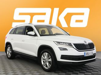 skoda kodiaq 2,0 tdi 190 4x4 style dsg ** webasto / p. kamera / nahat / canton / adapt. vakkari / vetokoukku / muistipenkki **