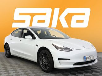 tesla model 3 standard rwd plus ** suomi-auto / autopilot / centry mode valmius / kamerat / acc / navi / lasikatto / 2x renkaat **