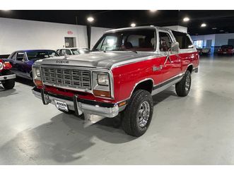 1984 dodge ramcharger royal se