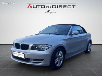 bmw serie 1 120i cabriolet - bva steptronic cabriolet e88 luxe phase 1