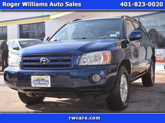 2006 toyota highlander limited v6 4wd