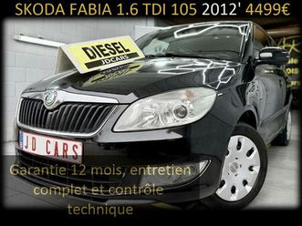 skoda fabia fabia 1.6 tdi 115 ??garantie 1 an ctok??