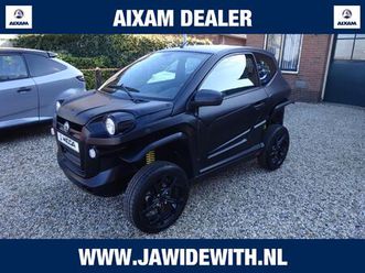 aixam mega e-scouty black edition apple carplay, achteruitrijcamera, gt stoelen, centrale deurvergrendeling, lichtmetalen velgen