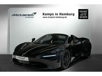 mclaren 750s spider onyx black i b&w i 360°