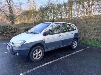 collector renault mégane scenic rx4 4x4 01/2001 gris boreal mv632 338200 kms fonctionnel avec ct valable jusqu’à novembre 2027, crochet d’attelage