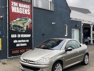 ② peugeot 206 cabrio roland gaross uitvoering 159000km — peugeot — 2ememain
