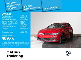 golf viii style 2.0 tsi 4mot ahk iq.light navi parkassist rearview app dsg