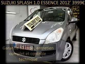 ② suzuki splash 1.0 essence ‼️garantie 1an ctok‼️ — suzuki — 2ememain
