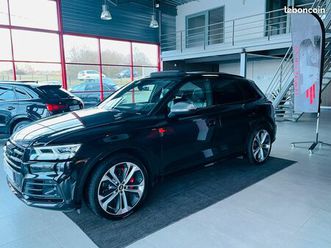 audi sq5 3,0 v6 tdi 347 bva8 quattro attelage toit panoramique ouvrant gps camera 360 keyless acc regulateur adaptatif hifi b&o drive select feux matrix led app