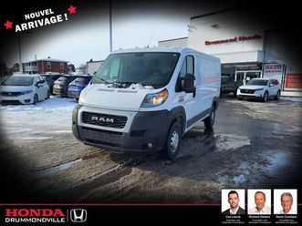 ram promaster cargo van 2021 1500 + jamais accidente + camera de recul