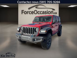 jeep wrangler 4xe 2023 rubicon* 4xe* 4x4* cuir* gps* volant chauffant*