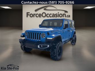 jeep wrangler 2021 unlimited sahara* 4x4* gps* cuir* volant chauffant*