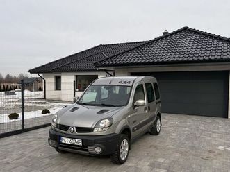 renault kangoo 4x4 lift 1.6 16v ideał kostka opony niemcy klima piła • olx.pl