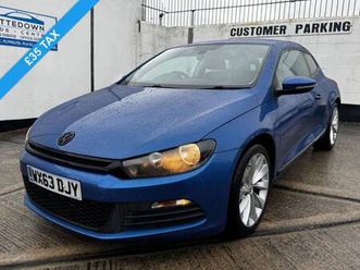 2013 63 volkswagen scirocco 2.0 tdi bluemotion tech hatchback 3dr diesel manual
