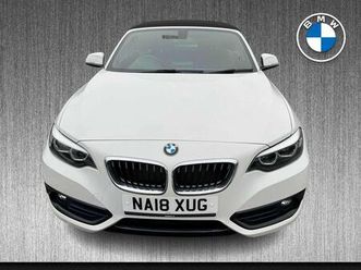 bmw 2 series 218i sport convertible 1.5 2dr