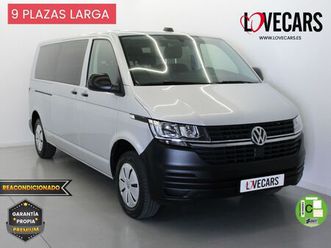 volkswagen transporter 2.0 tdi t6 combi 9 larga 110