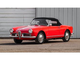 1961 alfa romeo giulietta spider