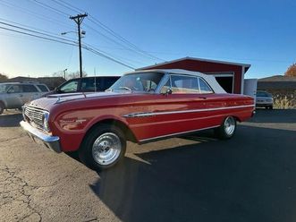 1963 ford falcon 7,686 miles, highly original, red-on-red