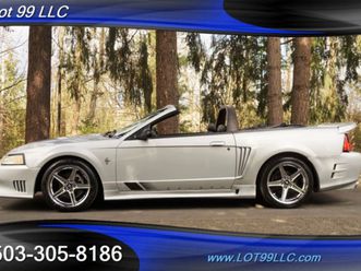 2000 mustang saleen convertible 50k v8 auto leather new tires