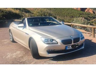 bmw 640i cabrio -top ausstattung, scheckheftgepglegt