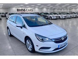 2017 vauxhall astra 1.6 cdti 16v 136 design 5dr estate diesel manual
