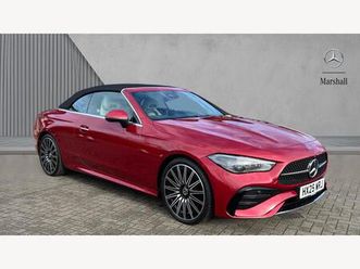 2.0 cle200h mhev amg line (premium plus) cabriolet g-tronic+ euro 6 (start/stop) 2dr