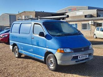 2004 toyota hiace 280 gs van trd 88bhp panel van diesel manual