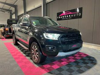 ford ranger super cabine 2.0 ecoblue 213 cv bv10 wildtrak + apple carpaly + bluetooth + caméra de recul