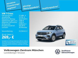 t-cross life 1.0 tsi ahk led parkpilot app 6-gang