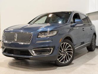 2019 lincoln nautilus reserve awd/toit panoramique/hayon électrique