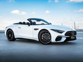 mercedes sl 63 amg roadster 4-matic - burmester 1 owner 6.000 km