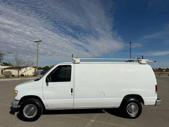 1995 ford econoline e250 cargo van w shelves- 1 owner- great mileage
